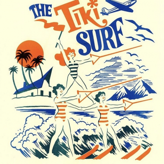 Risografía Tiki surf